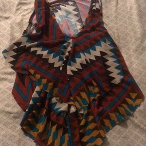 Multicolor Causual Tank